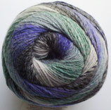 Großknäul "Lucky Soft II", anthrazit-hellgrau-grün-blau
