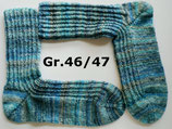 Socken, Gr.46/47, blau Töne mit hellgrau