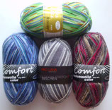 Sockenwolle-Paket, 4 x 100g, 4-fach