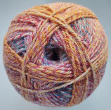 Großknäul "Nuvola", rosa-orange-grau meliert