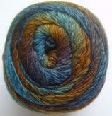 Bobbel "Colourful", braun-blau