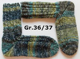 dicke Socken, Gr.36/37, grün Töne