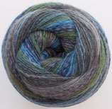 Großknäul "Shiva", blau-grau-grün
