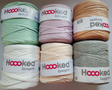Hoooked Zpagetti Textilgarn - Paket, 6 x uni, helle Farben
