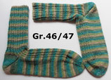 Socken, Gr.46/47, grün Töne mit beige