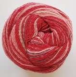 Großknäul "Alva", rot-rosa mit etwas braun