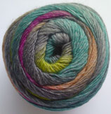 Bobbel "Colourful", beige-grau-grün-pink