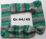 Socken, Gr.44/45, grün-grau