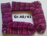 dicke Socken, Gr.40/41, lila-rosa-pink