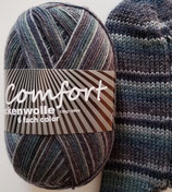 Comfort Sockenwolle, 150g, 6-fach, dunkle Farbtöne