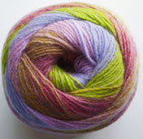 Großknäul "Lucky Soft II", flieder-apfelgrün-rosa-hellbraun