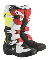 Alpinestars Tech 3 Black White Yellow Fluo Red Alpinestars MX Boots Tech 5 WhiteBlackOrange Fluo