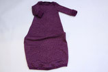 Schlafsack Merinowolle Dalie lila