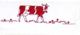 Porte-serviette Vache