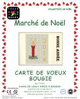 Carte de Voeux Bougie