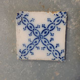 Carreau Faience Fourmaintraux Hornoy dimension 11×11 cm réf 15 année 1860