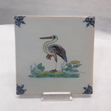 Carreau Oiseau Faience de Desvres 13×13cm numéro 5