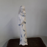 La Vierge et L enfant Faience de Desvres Hauteur 37 cm