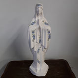 La Vierge et L enfant Faience de Desvres hauteur 36 cm