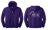 Purple REHR Logo Zip Sweatshirt