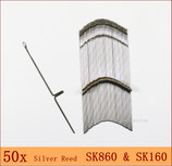 50x Strickmaschinenadel Silver Reed SK860 & SK160 Strickmaschinen (10-28)