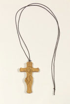 CROCE DELL'AMICIZIA IN LEGNO D'ULIVO H 7,5 cm