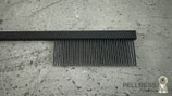 Spratts Kamm Nr 71LB - MITTEL, schwarz, LANGER GRIFF