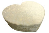 SCATOLA A CUORE IN VELLUTO DIAM. 50 CM - HEART SHAPED BOX