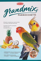 Padovan - Alimento completo per parrocchetti con frutta, vitamine e biscotti sbriciolati - 850 gr