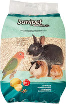 Sanipet Profumato - Lettiera di granuli di tutolo di mais aromatizzata al limone per piccoli animali - 10 Lt