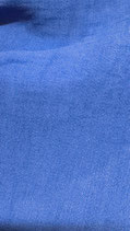 rouleau tissu aspect lin uni bleu royal  de 120 mètres