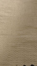 rouleau tissu aspect lin beige clair uni de 120 mètres