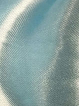 rouleau issu satin uni taffetas 100% polyester turquoise de 50 mètres