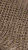 rouleau tissu résille polyester chocolat clair uni de 100 mètres