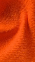 rouleau tissu jersey polyester spun orange de 100 mètres
