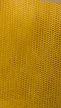 rouleau tissu résille polyester lycra  jaune de 100 mètres