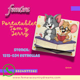 PORTA TABLET TOM Y JERRY