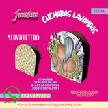 CUCHARAS LAVANDAS SERVILLETERO