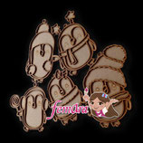 KIT PINGUINOS VITRAL