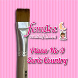 PINCEL PLANO No 9