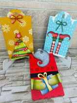 TRIO ETIQUETAS NAVIDAD