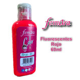 ROJO FLUORESCENTE PINTURA