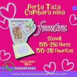 PORTA TAZA CAPIBARA NIÑA