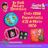 1er PACK DE PINTURA DECORATIVA