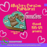 CORAZON ALHAJERO CAPIBARAS