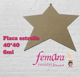 PLACA ESTRELLA