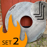 SET 2: FIRE-ZEUG-Platte + Abstandshalter