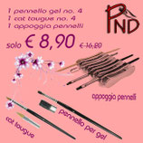2 pennelli + 1 appoggia pennelli