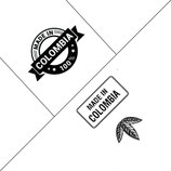 Made in colombia seals groot (1gram) 100pak
