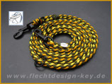 Hundeleine 3fach verstellbar, goldenrod, gelb, armygreen
